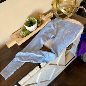 Gymshark Vital Seamless leggings In Light Blue Size M #612